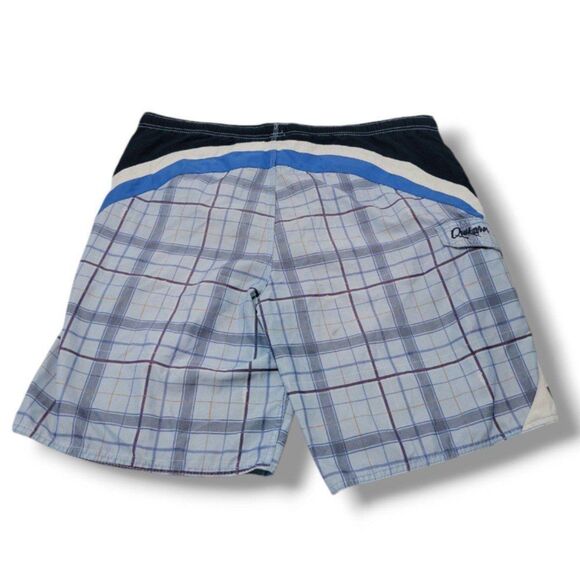 Y2K Quiksilver Shorts Size 42 W42"xL10" Board Shorts Swimming Trunks Embroidered - Picture 3 of 9